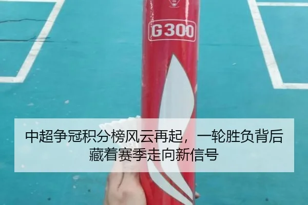 中超争冠积分榜风云再起，一轮胜负背后藏着赛季走向新信号 - wanmeizhenren